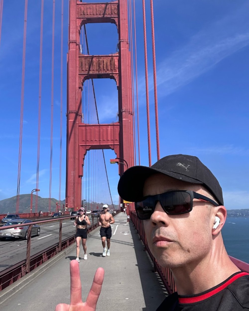 Training on the Golden Gate Bridge